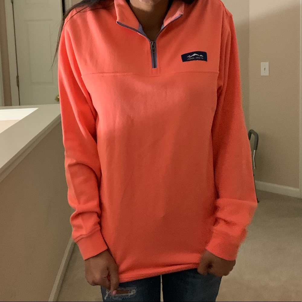 Coral Lauren James pullover NWT